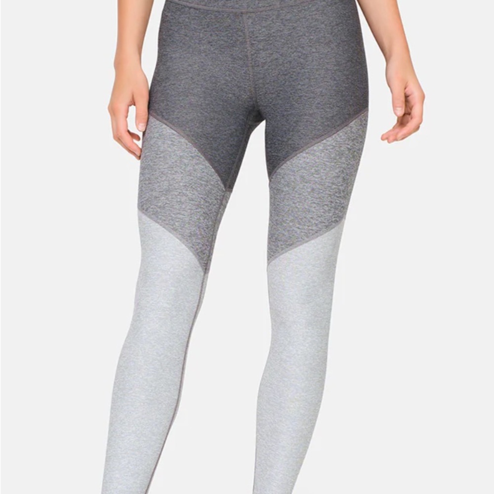 Outdoor Voices Two-Tone Gray Leggings